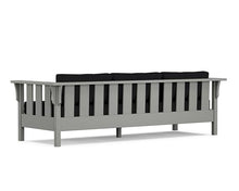 Martha Stewart by POLYWOOD® Acadia Deep Seating Sofa in Slate Grey/Midnight Linen