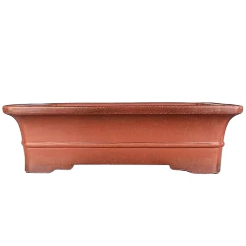 thalo Planter Pots Plant Pot Purple Clay Bonsai Planter Handmade Rectangular 23 Inch Large Planter Plant Container Accessories