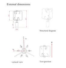 Mechanivis Ultrasonic Anemometer Wind Speed Instrument, Wind Speed and Direction Indicator(VWS002F6 RS232)