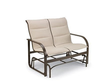Winston Key West Padded Sling Glider Loveseat Java/Fife Pumice