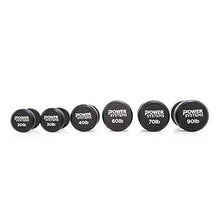 Power Systems ProStyle Round Rubber Dumbbell Pairs 95 Black