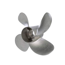 Quicksilver Bravo Three 16" Diameter x 20" Pitch 4-Blade Stainless Steel Propeller Left Hand Rotation Matte Finish
