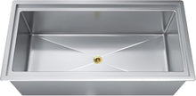 Express KitchQuip 18"x36" Drop-In Ice Bin with Sliding Lid