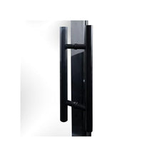 PROSAUNAS Clear & Tinted Glass Sauna Door, Prehung Tinted Glass Sauna Door (Right Hanging, Clear - Black Alder Frame 24x73)