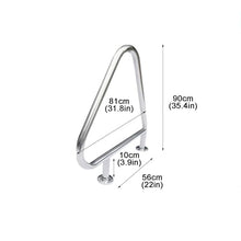 Pool Handrail Swimming, No Drill Pool Handrail, Easy to Install, Stainless Steel Swimming Pool Stair Rail for SPA Inground Pools