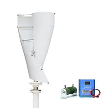 OLONETO Vertical Axis Magnetic Levitation Wind Power Generation 12V 24v 48v1000W Helical Wind Turbine Kit Portable Vertical Wind Turbine Kit with MPPT Charge Controller (Color : B, Size : 12v)