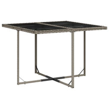 AMBERARD Patio Dining Set Set of 10 Grey Furniture Set