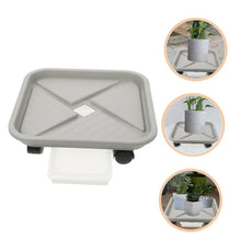 YYBOES Mobile Planter Tray Gardening Flowerpot Base Plant Trays Movable Flowerpot Holder Tray for Potted Plants Plant Tray for Pots Planter Trays with Wheels Plant Roller Base Plant Mover