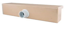 Tomaso 24" ABS Waterfall Cascading Sheer Descent Water Feature Spillway Pool Spa Wall Mount - Tan Plastic (24")