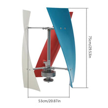 HUIZHITENGDA Portable Wind Power Generator Kit, 12000W Vertical Wind Turbine Wind Generators for Home Use Turbine Generator (12V-220V),220V