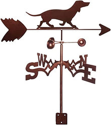 Weathervane Metal for roof Garden Yard Roof Weathervane Weather Vane with Animal Ornament Garden Wind Vane Professional Measuring Tool Garden Yard Easy Use (#2)
