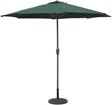 EUQKKWLOY Outdoor Garden Parasols 9ft Outdoor Patio Umbrella Market Style for Balcony Table Terrace Garden Deck Yard Shade Or Pool Side,8 Sturdy Ribs Iron Pole,with Parasol Base