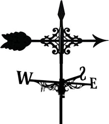 Weather Vane Metal Weathervane Retro Farm Scene Garden Stake Wind Direction Indicator Durable Garden Decorations Wind Vane (Color 3)