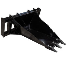 Mytee Products 46" Deep Stump Bucket Tree Scoop Digger with H&L 230 Series Teeth and Pins for Ripping Roots, Digging, Uprooting Stumps, Land Clearing, and Handling Large Debris.