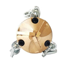 Rotating Sewer Nozzle, High Pressure Pipeline Dredging Cleaning Diamond Nozzles Rope & Chain Sling(1I2 Female 50LPM)