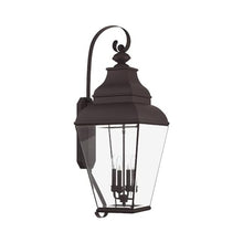 Livex Outdoor Wall Lantern 4 Light Black