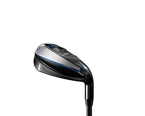 Cobra Golf 2021 T-Rail 2.0 Iron Combo Set Senior Flex Black-Silver PVD Blue