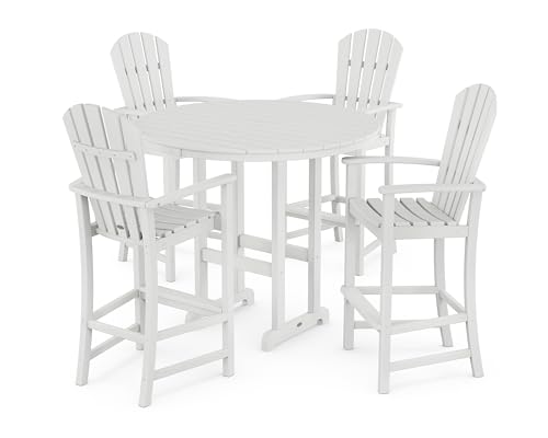 POLYWOOD® Palm Coast Bar Set, White