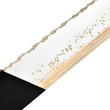 CWI Lighting Petra Integrated LED 22in Sand Black Indoor-Outdoor Wall Light with Handcrafted Glass for Bedroom, Living Room, Front Porch