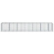 YNGBHFNOP Extra Large Galvanized Gabion Basket for Outdoor Landscaping, Heavy Duty 1800kg Capacity Rock Cage, Silver Metal Retaining Wall Planter for Garden Patio Decoration