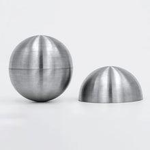 YDJIANCAI 1 Pcs Silver Brushed Stainless Steel Half Sphere Gazing Ball – Hollow Hemisphere for Garden Gate, Stair Handrails, and Shopping Mall Wall Decoration(Size:23.62in/60cm)