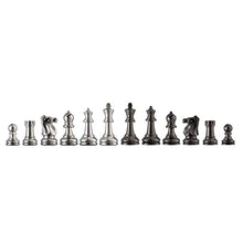 Bobby Fischer Ultimate Metal Staunton Chess Set Black