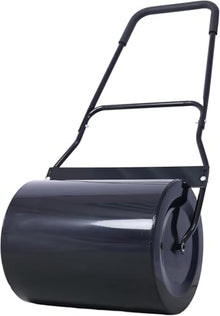 Lawn Roller, 16 Gallon Heavy-Duty Tow Behind Water/Sand Filled Sod Drum Roller for Yard Park