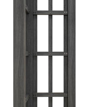 Outsunny 9' x 9' Vinyl Pergola Dark Gray