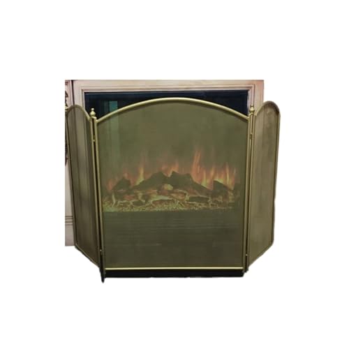 Fireplace Screen European Style Iron Fireplace Screen Fireplace Tool Accessories Fireplace Fence Iron Mesh Decoration Fireplace Screen