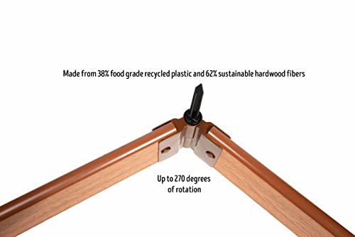 Frame It All Weathered Wood Walk-in Jumbo U-Shape Raised Garden Bed 12' x 12' x 22