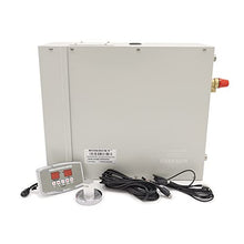Sauna Steam Generator Commercial Self-Draining Steam Generator Shower System Self-draining Sauna Bathroom Steam Generator for Suitable Space Heating with Touch Controller Sauna Accessories (7kw)