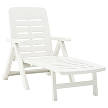 Beach Chair Lounge Chair Cover Sun Lounger Pool Sun Lounger Suitable for Beach Hotel Holiday Folding Sun Lounger Plastic White (White 28.3" x 74.4" x 37.8" (W x D x H))