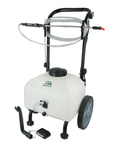 The ROP Shop Battery Powered 9 Gallon Cart Sprayer with Lithium-Ion Battery Pack and Charger