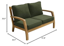 Douglas Nance Somerset Deep Seating Loveseat Navy