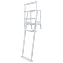 Aqua Select Everest in Pool Step and Outside Flip Up Ladder System | White