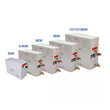 Sauna Steam Generator 15KW/18KW Commercial Self-draining Steam Generator Sauna Bath SPA for Home Or Commerce Beneficial Skin Weight Loss Wet Fumigation Machine Sauna Accessories (Color : 9KW) (9kw)
