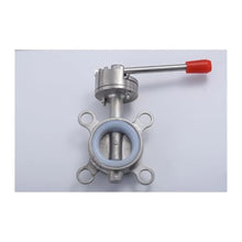 TQKEBWGW SS201/SS304 Stainless Steel Sanitary Wafer Butterfly Valve DN80/DN100/DN125/DN150 for Homebrew Dairy(SS304,DN150)