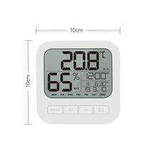 Household Electronic Thermometer Indoor Room Temperature and Humidity Meter Bracket Wall Mounted (OneColor 10 * 10cm)