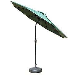QZQHNYJ New Sun Parasol Umbrella Garden 9ft Outdoor Patio Garden Table Umbrella W/Tilt Adjustment, Perfect for Outdoor, Beach Commercial Event Market, ng, Poo, Large