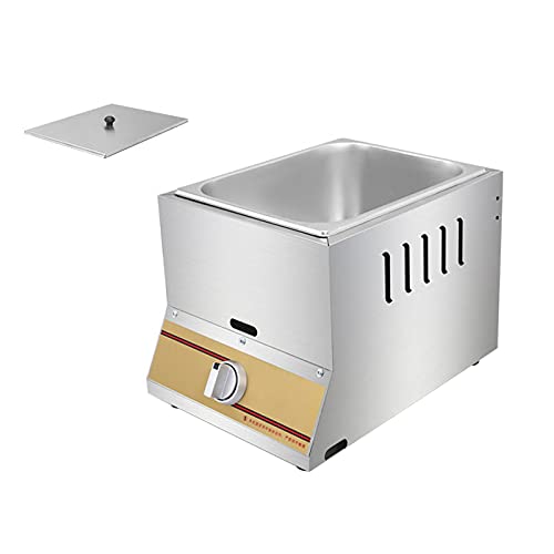 ERoomQ 12L Large Capacity Gas Fryer, Stainless Steel Fryer for Home and Commercial, Adjustable Firepower, with Baskets and Lids, for Chips Donuts Fish, Easy Clea,Horizontal Fryer,