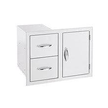 AMS Fireplace Package of Sizzler 40 inch Built-in Grill , 30 inch 2-Drawer & Access Door , 26 inch Utensil Drawer, 15x15 inch SinkFaucet, 21 inch 4.5 Compact Refrigerator and Free Cover