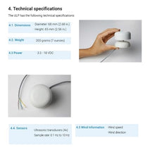 Mechanivis UART I2C, Analog 4-20 MA, SDI 12, CMI1019, Wind Velocity Wind Speed and Direction Sensor(RS485NMEA0183)
