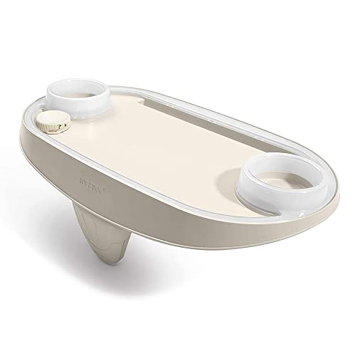 Intex PureSpa Plus Greystone Inflatable Square Outdoor Hot Tub Spa White