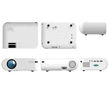 TEDILUVI P62 Mini Projector 4000 Lumens, 1920*1080P Supported LED Video Beamer For Mobile Phone Mirroring Android Optional