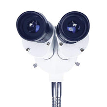 NSKI Dental Lab Binocular Microscope 10X Magnification 360° Revolve Grey