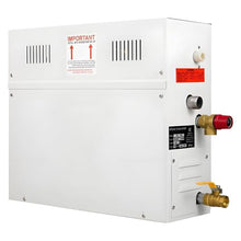 DHMYYXGS Stainless Steel Steam Shower Generator,3KW Home Steam Bath Spa Generator with Auto Water Inlet Drainage System, Waterproof Digital Controller,35-55℃ Temp for Bathroom Sauna Use 9kw