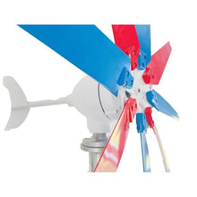 HENGJINGTR 12V 24V 48V 14000W Vertical Turbine Hybrid Solar Wind System with 8 Blades Controller and for Boats, Gazebos, Houses, Businesses, Industry Wind Turbine Generator Kit,48v