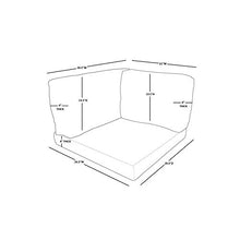 TK Classics Cushion Set for BELLE-11a Gray