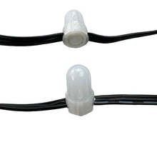 AMNOUR 1000pcs 50ct/100ct LB1908 IC RGB Bullet Flat Gumdrop Pixel String Light DC12V 18AWG Black 3Pin 10cm Wire IP68(1000 Pixels 50ct,XConnect Pigtails)