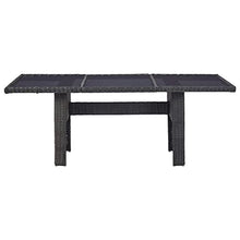 DYRJDJWIDHW Patio Furniture Set,Outdoor Furniture,11 Piece Patio Dining Set Poly Rattan BlackSuitable for Patio, Garden, Gazebo Low